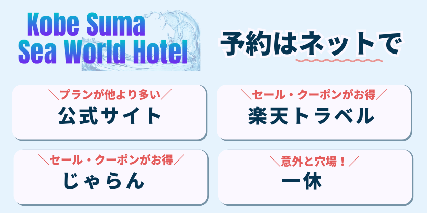 神戸須磨シーワールドホテル　予約方法