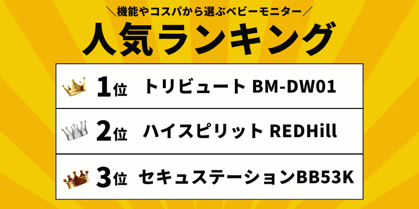 ベビーモニター　おすすめランキング