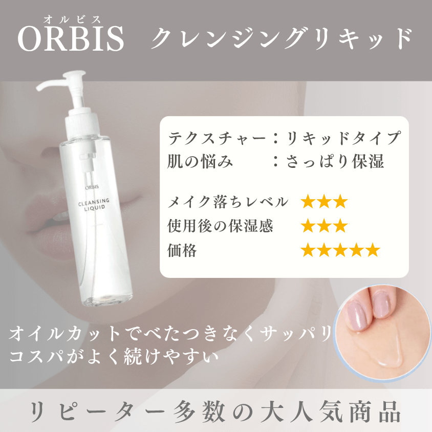 オルビス クレンジングリキッド 紹介