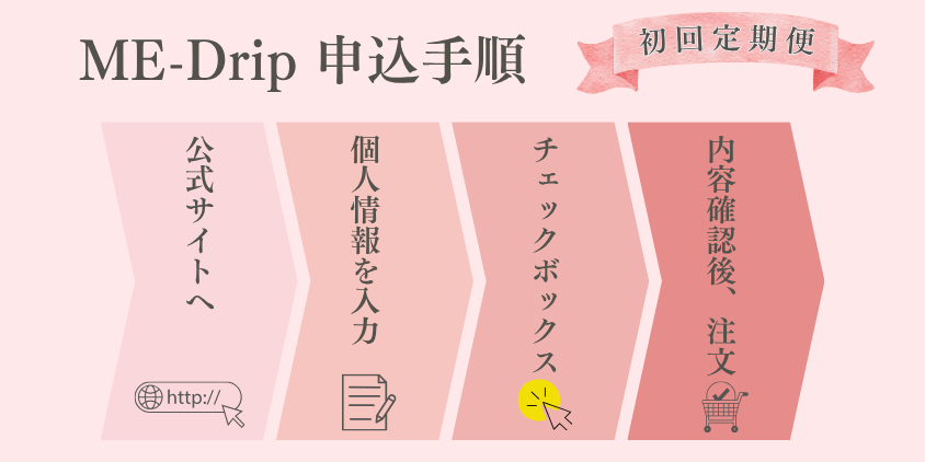 ミードリップシャンプー 公式サイト 申込手順