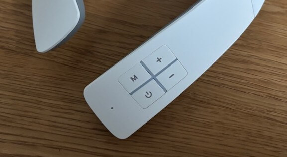 NECK RELAX 1S 操作ボタン 平面