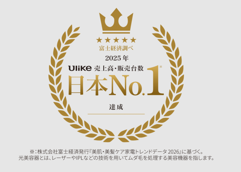 Ulike脱毛器　受賞
